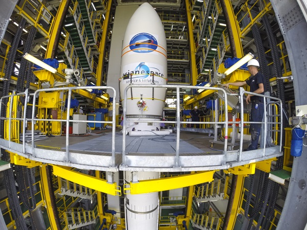 Vega rocket with IXV spaceplane