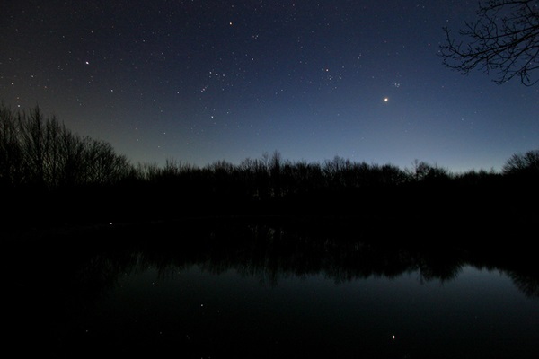 Venus shines brilliantly in the southeast before dawn this month.