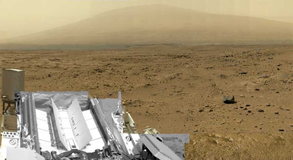 View of Mars by Curiosity rover