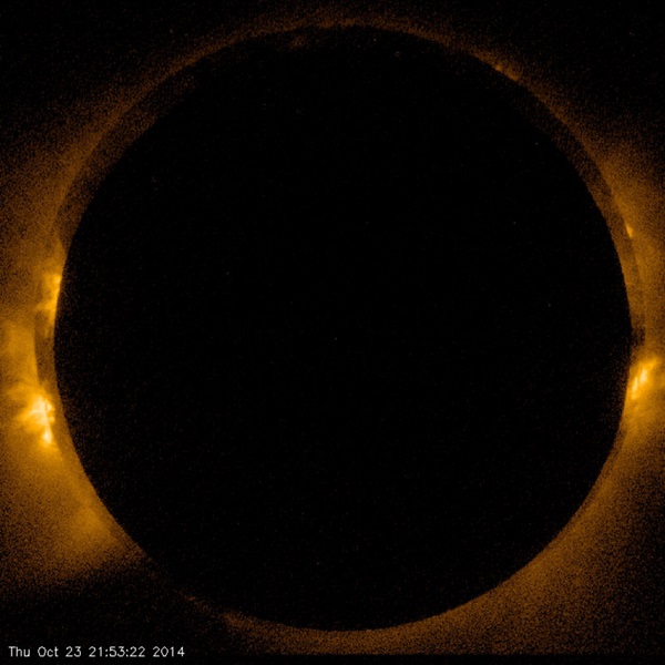 X-ray solar eclipse
