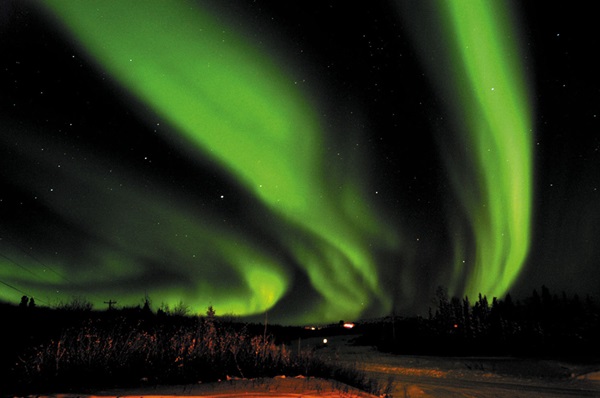 Dazzling northern lights in Alaska