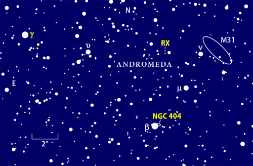 Andromeda map