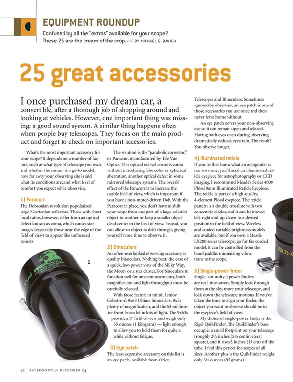 25 great telescope accessories