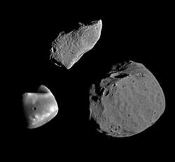 Phobos, Deimos, Gaspra