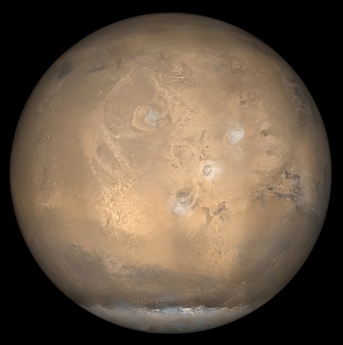 Mars Tharsis Hemisphere