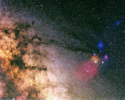 Ophiucus Star Clouds, Pipe Nebula, Antares