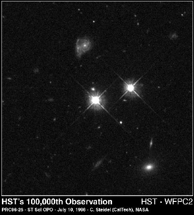 Hubble's 100,000th Exposure