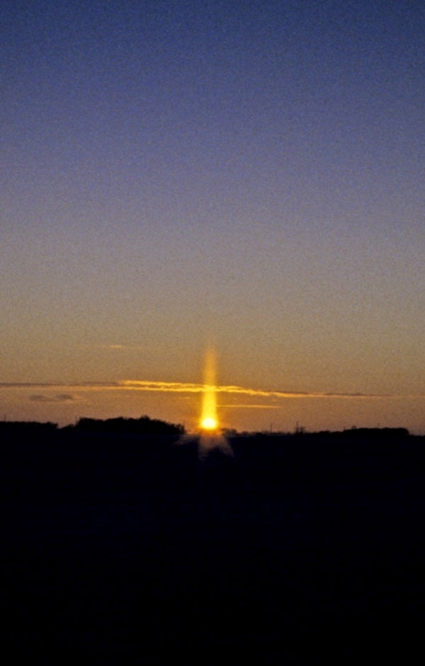 August 2010 WE sun pillar