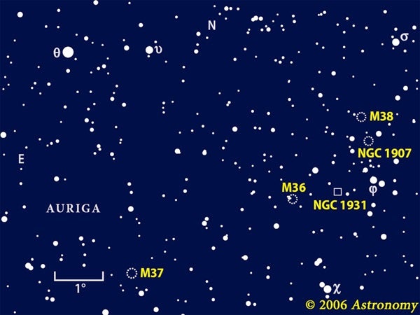 Auriga clusters