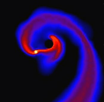 Neutron star merges with a black hole 