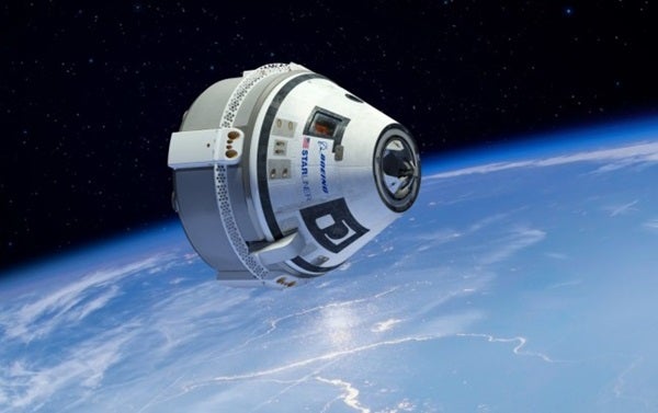 Boeing Starliner in orbit