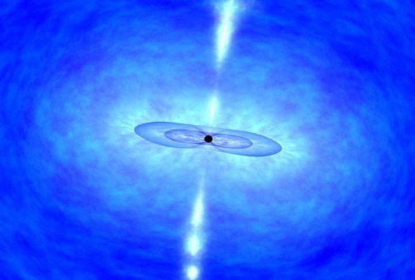 Center of a collapsing star