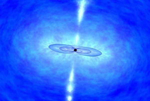 Center of a collapsing star