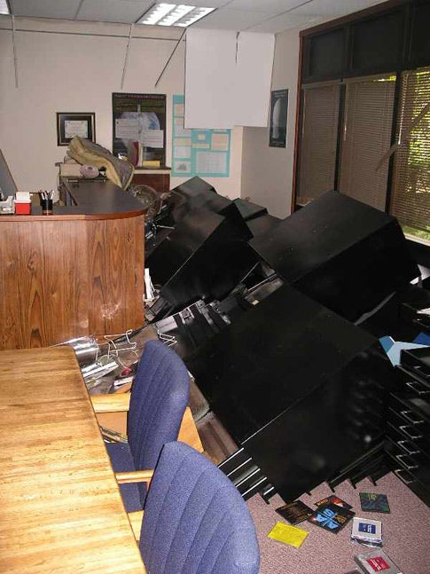 Earthquake aftermath