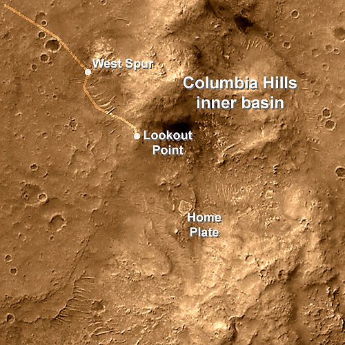 Columbia Hills inner basin 