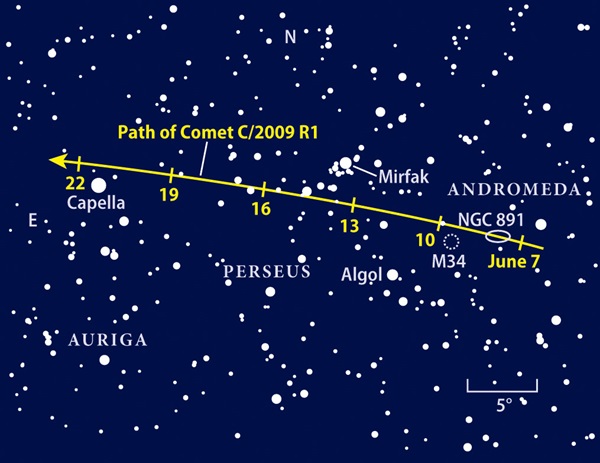 Comet McNaught in June