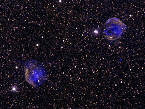 pair of supernova remnants 