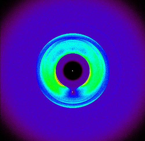 Dust density of an earthlike planet