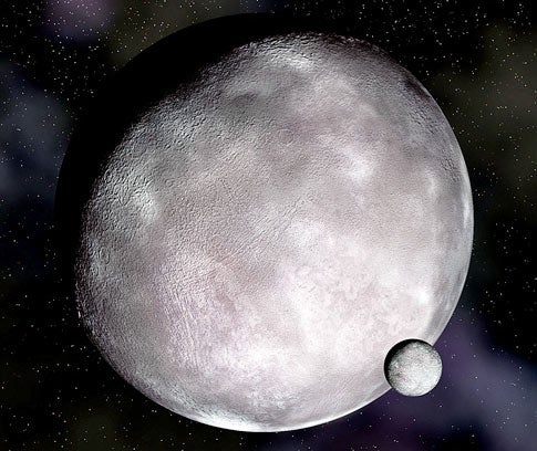 Eris and its moon Dysnomia