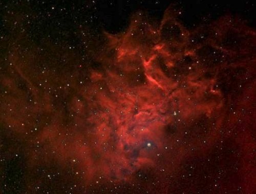 Flaming Star Nebula