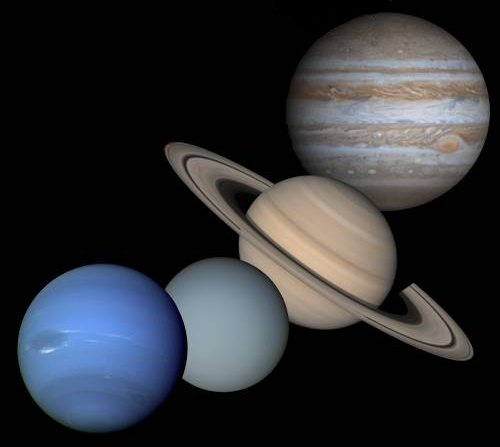 Gas giant planets