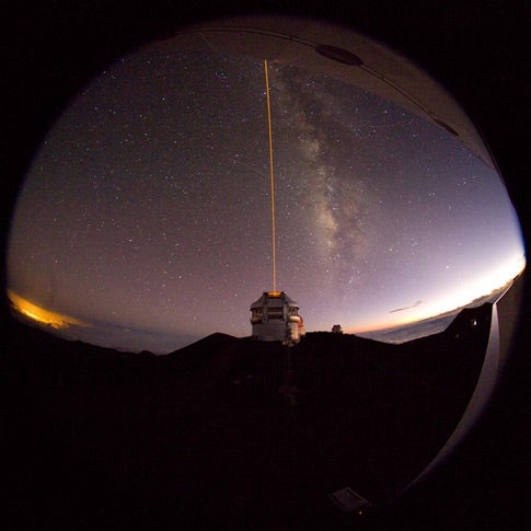 Gemini North and the Milky Way
