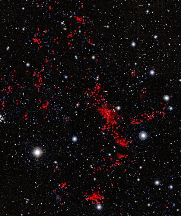 Gigantic structure of galaxies
