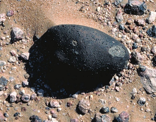 Lunar meteorite in Oman