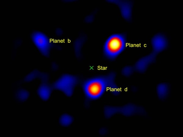 HR8799 exoplanet imaging