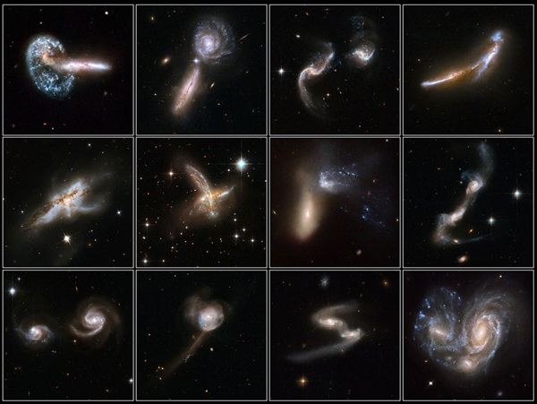 Hubble captures galaxies