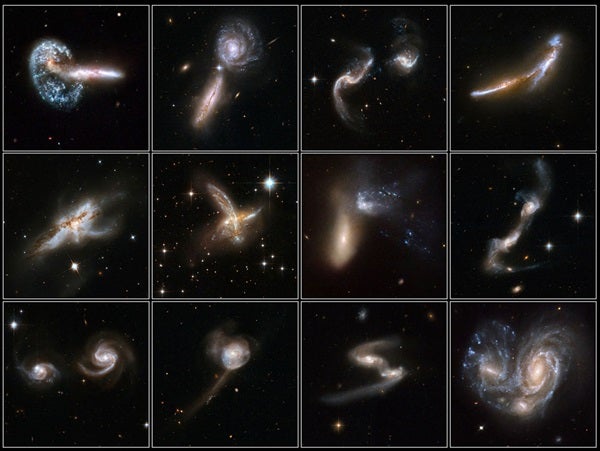Hubble captures galaxies