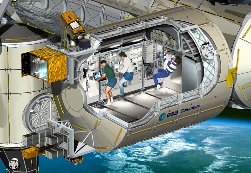 ESA's Columbus module for ISS