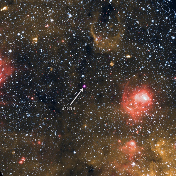 magnetar J1818.0-1607