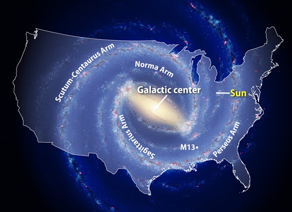 June 2010 Milky Way map