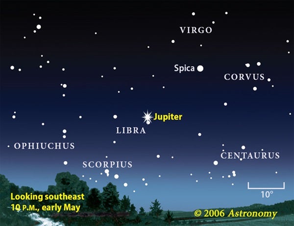 Jupiter in May 2006