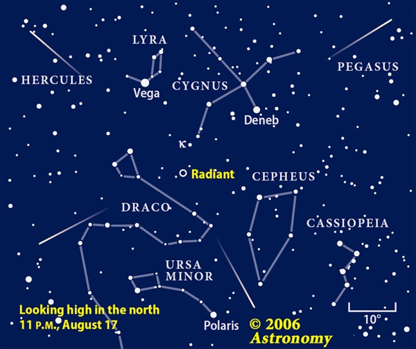 The Kappa Cygnid meteor shower