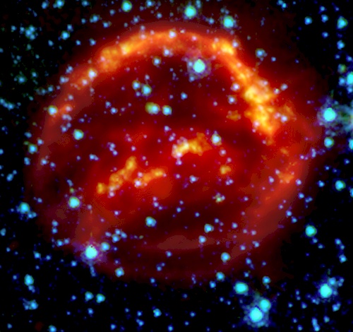 Kepler's supernova: Spitzer image