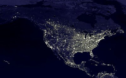 Light Pollution in North &amp; Central America