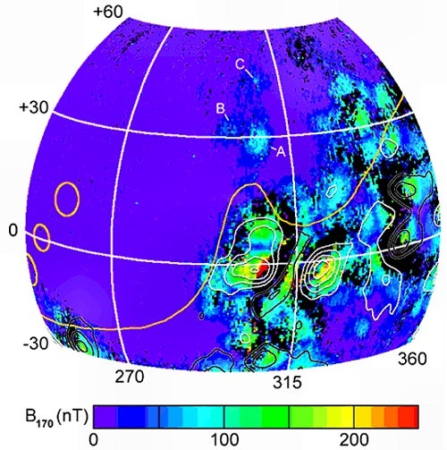 Magnetic view of Mars