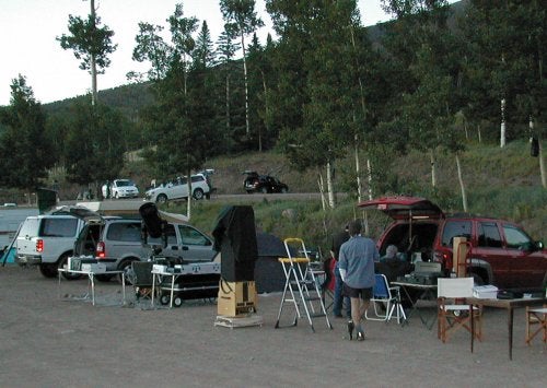 Preparing to observe from the Arizona Snowbowl