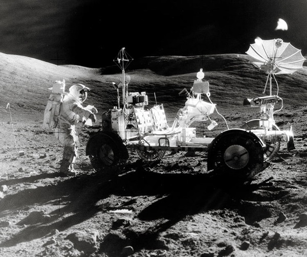 Apollo landing site