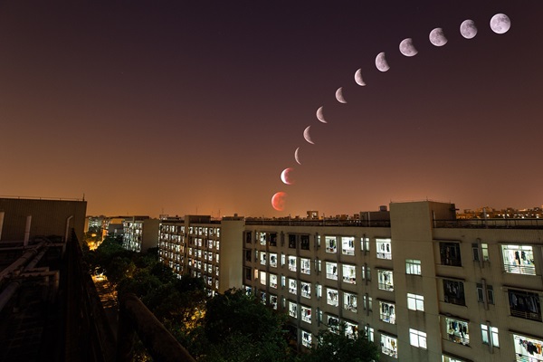 The stages of a lunar eclipse