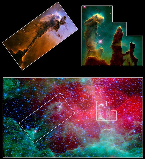 Eagle Nebula M16 pillars