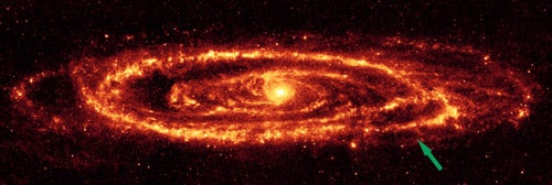 Andromeda Galaxy hole
