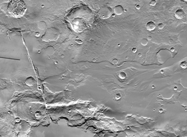 Mars' Mangala Fossae and Valles