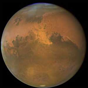 Mars dust storm