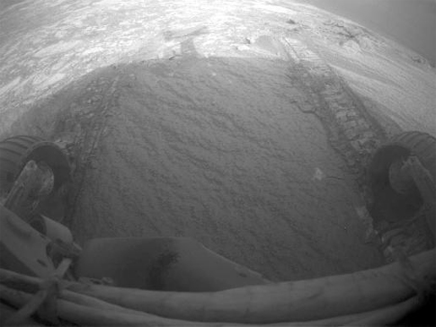 Opportunity's first dip into Victoria Crater 