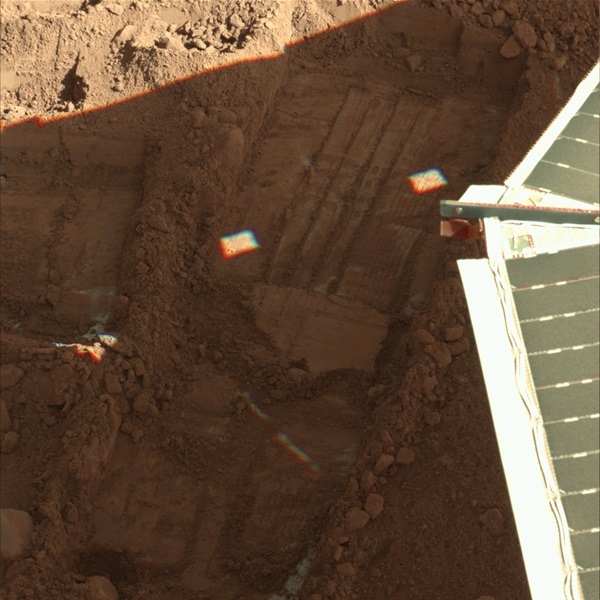 Mars soil sample