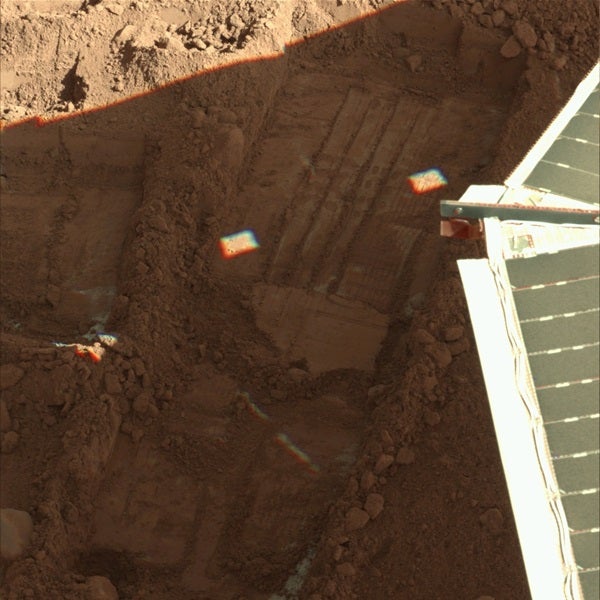 Mars soil sample