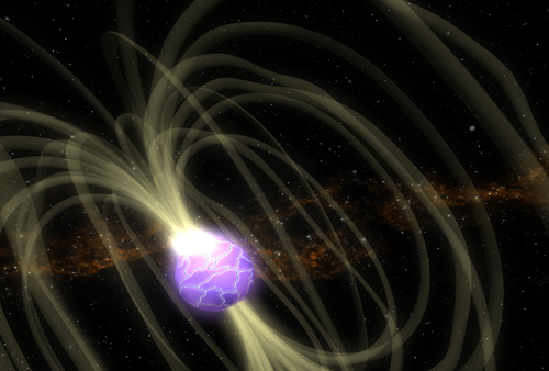 Glimpse of a magnetar